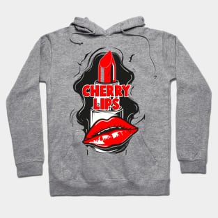 Cherry Lips Lipstick Design Hoodie